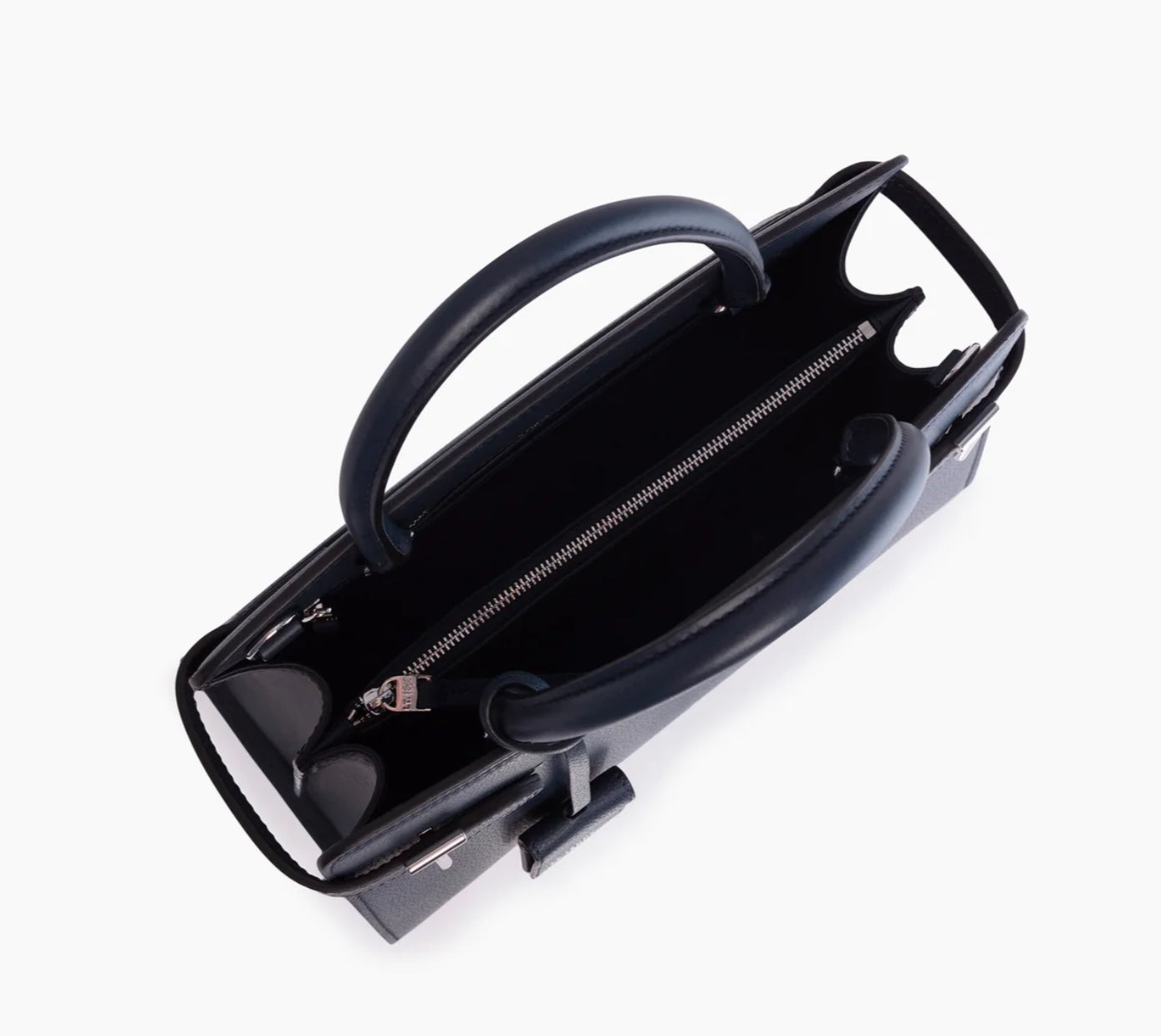 MEDIUM HANDBAG IN SMOOTH LEATHER AND SUEDE